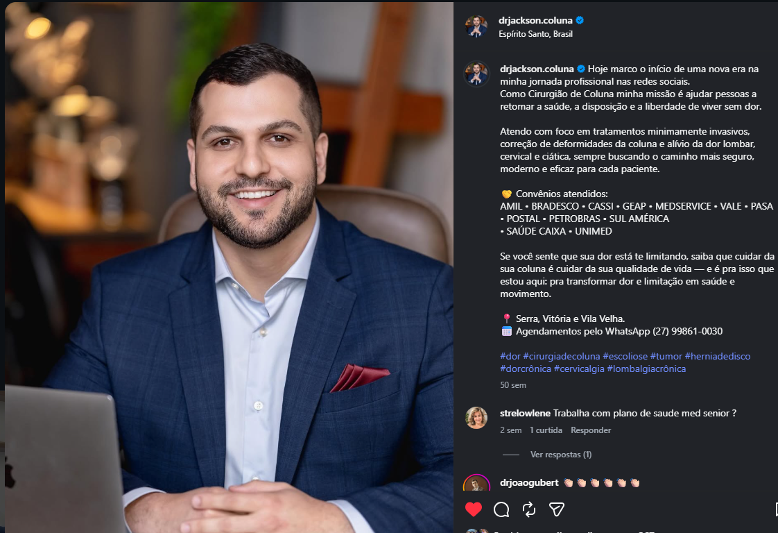 Dr. Jack, médico e cliente da Izzi Contabilidade